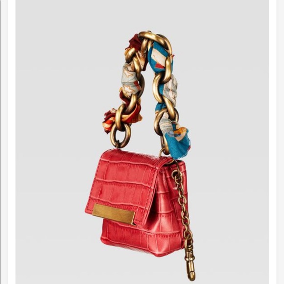 Zara ANIMAL PRINT HANDKERCHIEF MINI HANDBAG *** ISO*** - Picture 2 of 2